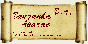 Damjanka Aparac vizit kartica